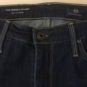 NWOT AG “HIGH-RISE FARRAH” SKINNIES!